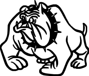 Aggressive Bulldog Mascot Vector Free Vector