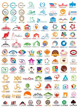 Collection of Diverse Business and Service Logo Vectors Free Vector