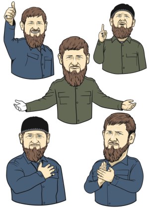 Cartoon Bearded Man Expressing Various Gestures Free Vector
