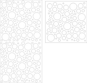 Circle Pattern Vector Seamless Background Free Vector