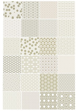 Set of 25 Beige Geometric Seamless Patterns Free Vector