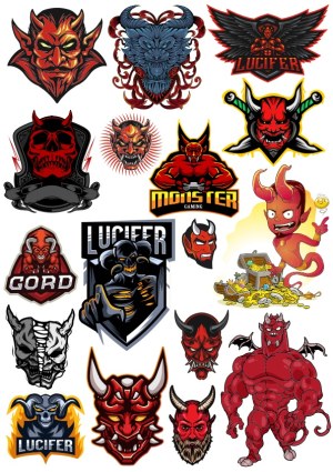 Devil and Demon Character Vector Collection Free Vector