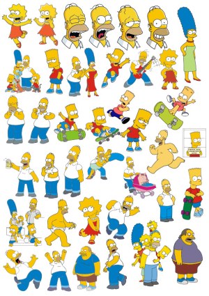 Collection of Cartoon Family Character Vectors in Various Poses and Expressions Free Vector