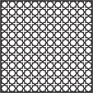 Geometric Star and Cross Pattern Vector Background Free Vector