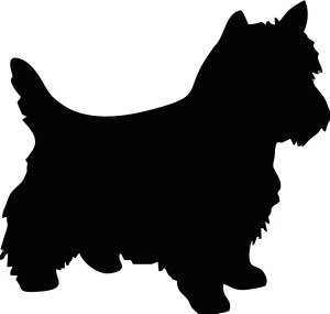 Scottish Terrier Dog Silhouette Vector Free Vector