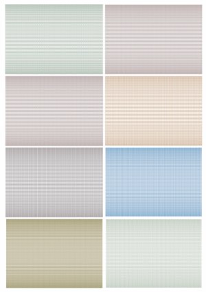 Set of Eight Subtle Fabric Texture Backgrounds in Soft Pastel Colors Free Vector
