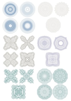 Set of Decorative Geometric Vector Patterns and Mandalas Free Vector