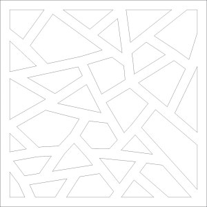 Abstract Geometric Polygonal Line Pattern Free Vector