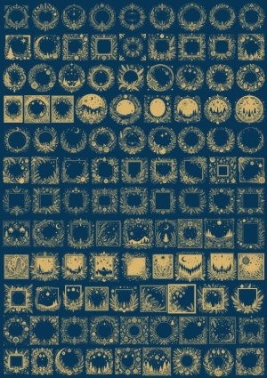 Decorative Floral and Nature-Themed Frame Collection Free Vector