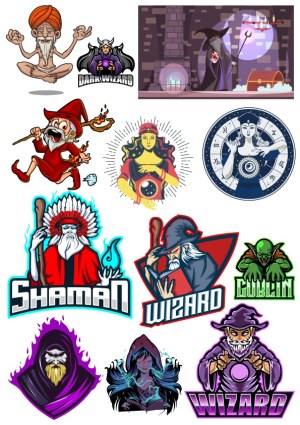 Collection of Magical and Fantasy Character Vectors Free Vector