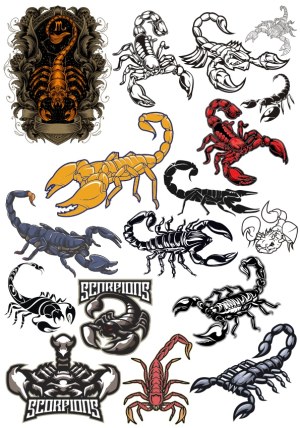 Diverse Scorpion Vector Illustrations and Mascots Free Vector