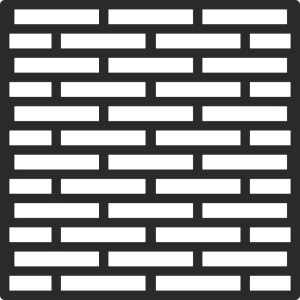 Black and White Brick Wall Pattern Vector Free Vector