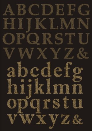 Decorative Vintage Alphabet Vector Set Free Vector