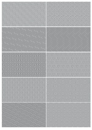 Geometric Monochrome Seamless Vector Patterns Set Free Vector