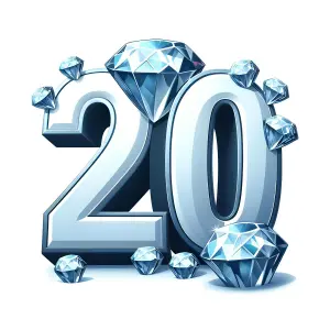 20th Anniversary Celebration with Diamonds