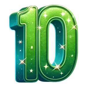 Sparkling Green Number 10