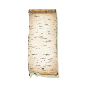Vintage Old Paper Scroll with Woodland Texture