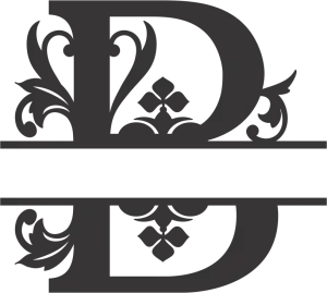 Decorative Ornamental Divider with Flourishes