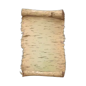 Vintage Scroll Paper with Rolled Edges