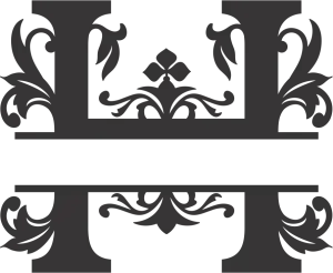 Ornate Victorian Decorative Border Frame