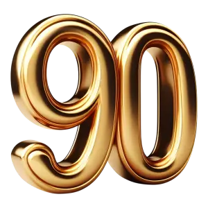 Shiny Golden Number 90