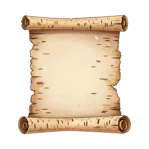 Old Vintage Rolled Scroll Paper