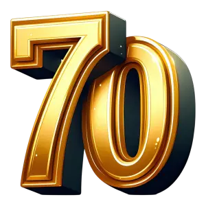 3D Golden Number 70
