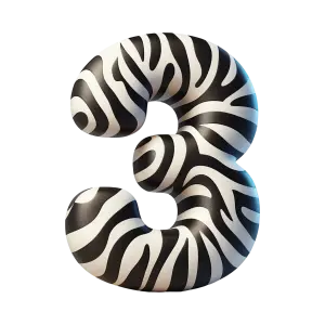 Zebra Pattern Number 3